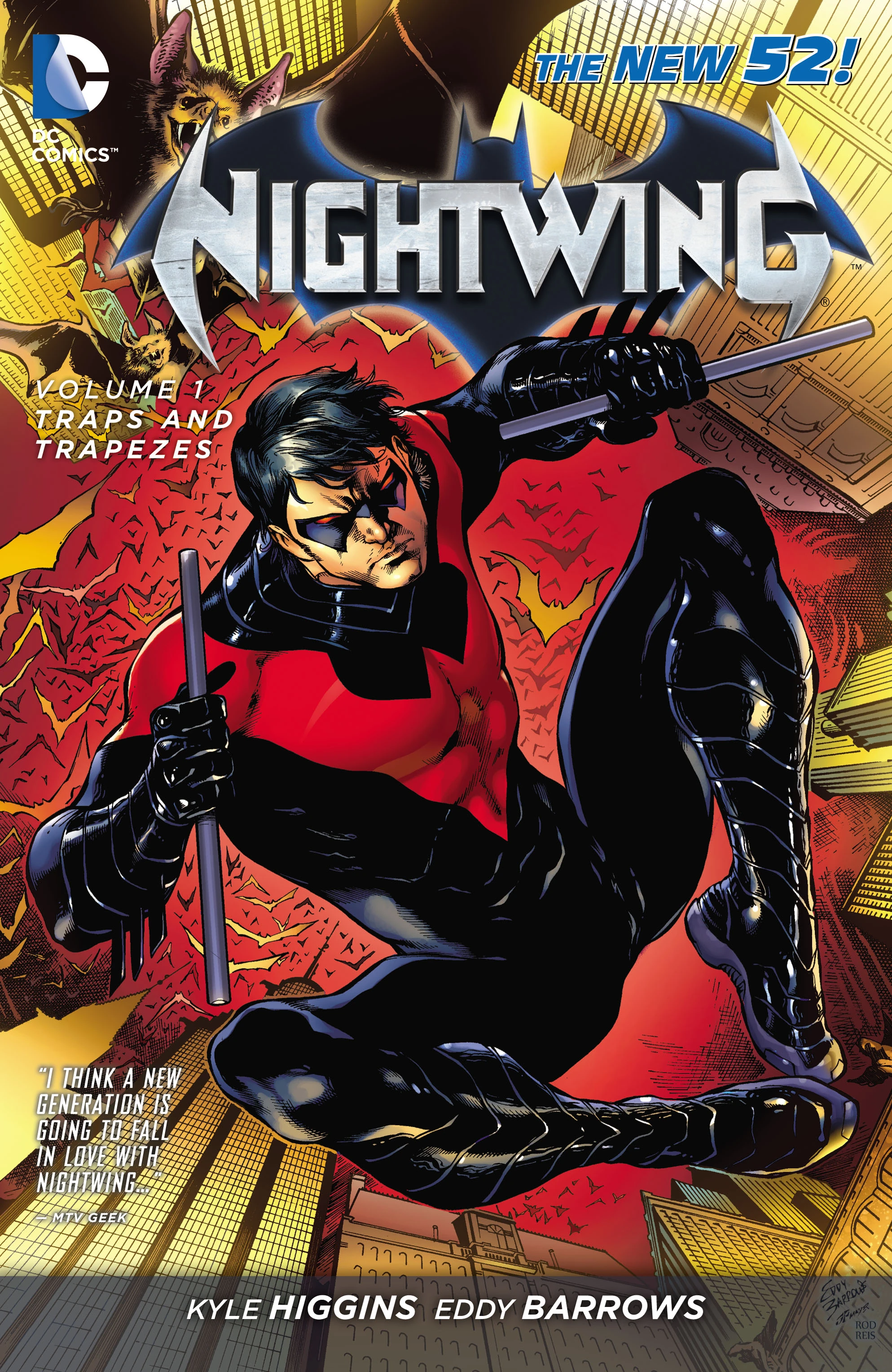 Nightwing Vol. 1: Traps and Trapezes (DC, 2017) cover